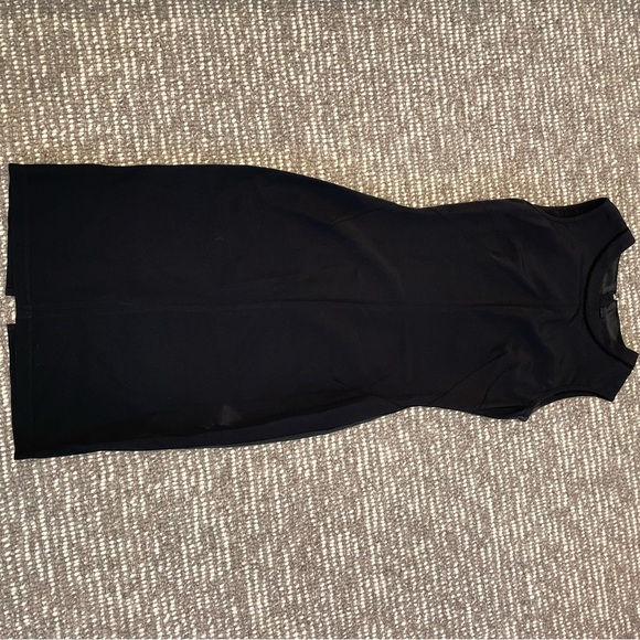 Black d&g pencil midi dress exposed zipper in back - Picture 3 of 5